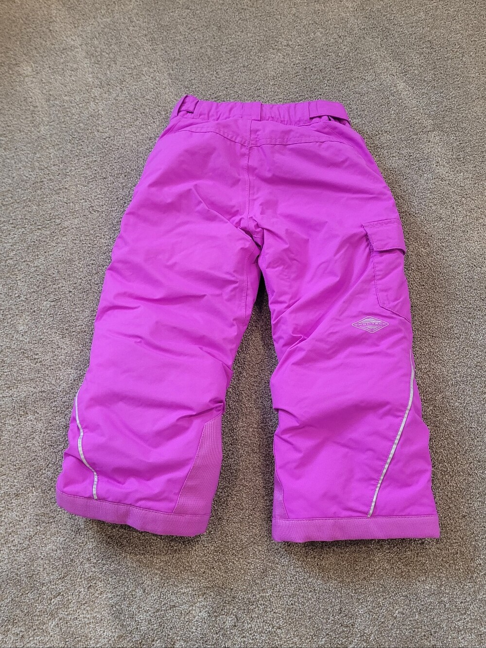 Columbia Omni-heat Kids Bright Pink Snow Pants Size XXS 4/5 - Picture 4 of 5